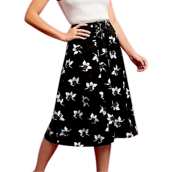 New Maeve Floral Midi Skirt EUC - Picture 1 of 2